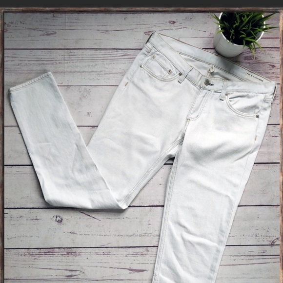 rag & bone Denim - Rag and Bone “Skinny” Jeans in Bleach Light Wash